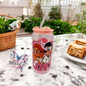 Max & Roxanne Romance Graphic Design 16oz. Glass Libbey Cup