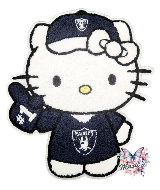 Raider Kitty Chenille Patch