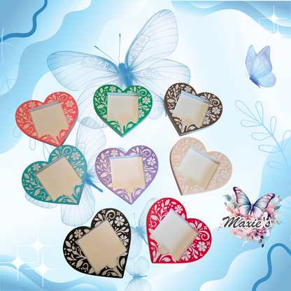 Heart Shaped Sticky Note Holder 💕