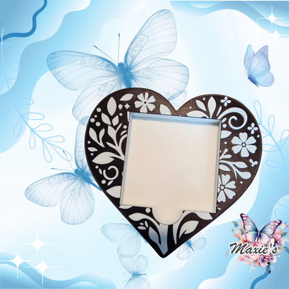Heart Shaped Sticky Note Holder 💕