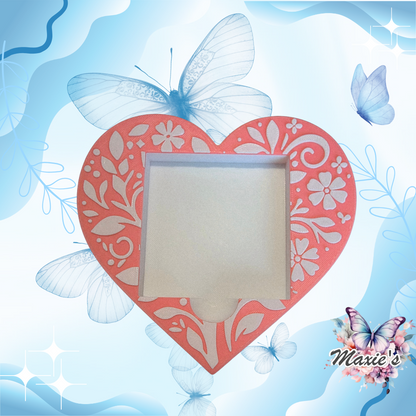 Heart Shaped Sticky Note Holder 💕