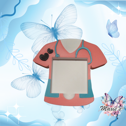 Scrub Design 3D Printed Sticky Note Holder