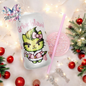 Pink Baby Grinchland 16oz. Glass Libbey Cup