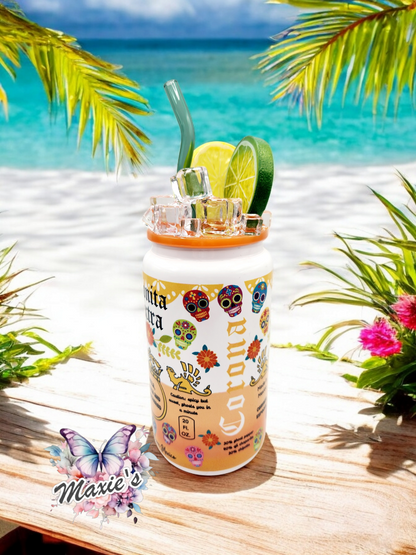 Bonita Extra Graphic Design 16oz. Libbey Glass Cup