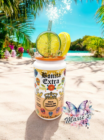 Bonita Extra Graphic Design 16oz. Libbey Glass Cup