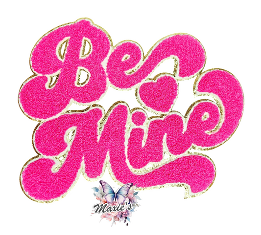 Be Mine Chenille Patch