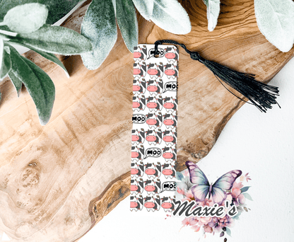 Moo Cow Theme Design UVDTF Pen Wrap / Bookmark