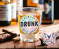 I Don't Get Drunk Funny Quote UVDTF Shot Glass Decal