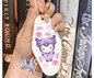 Grumpy Kuromi Graphic Deseign UVDTF Motel Keychain Decal