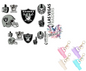 Las Vegas Raiders Football Team Graphic Design UVDTF Mini Stanley Tumblr Keychain Decal