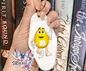 Mr. Chocolate Yellow UVDTF Motel Keychain Decal