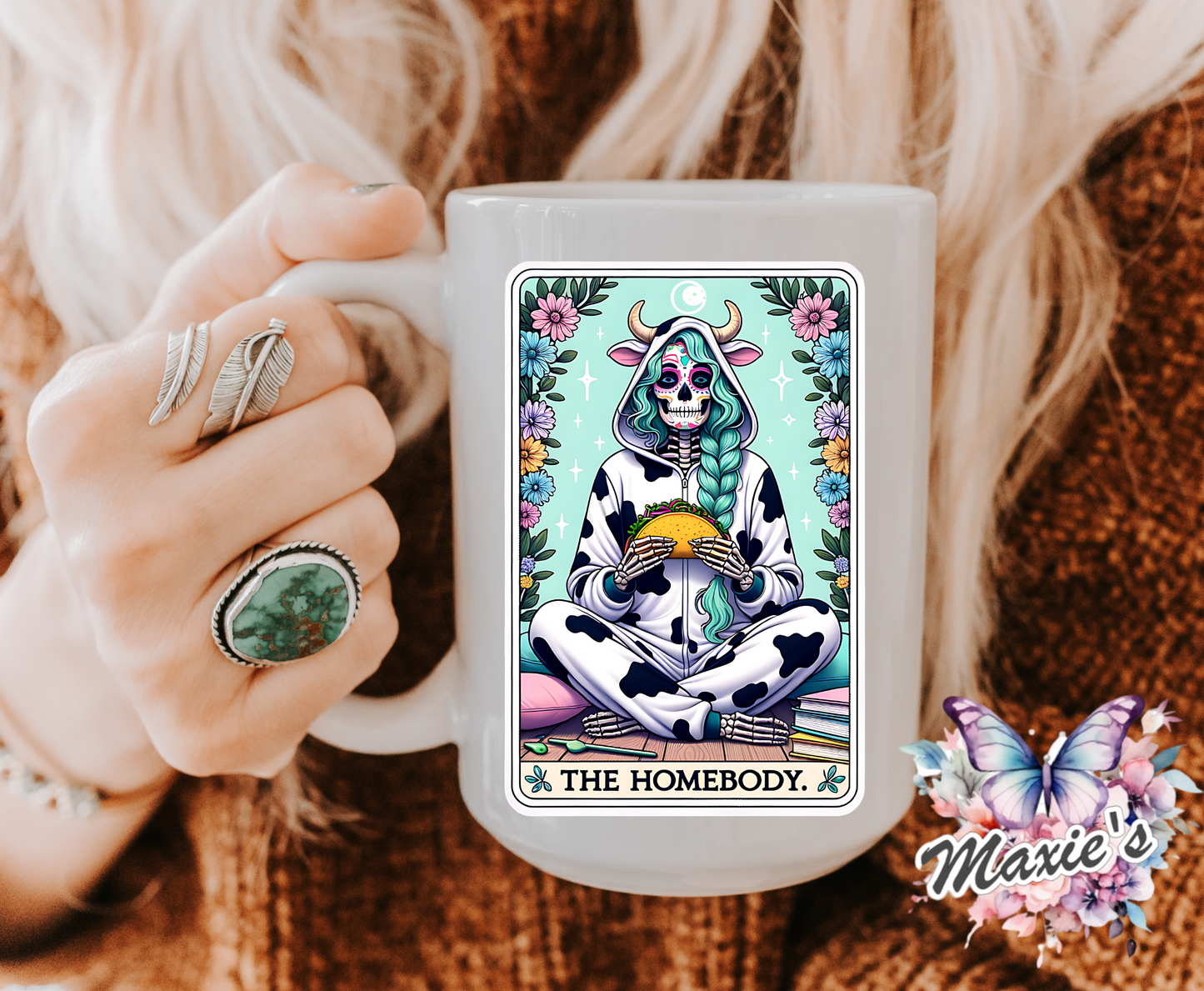 The Homebody Tarot Card UVDTF Decal