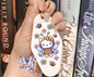 Honey Bee Kitty UVDTF Motel Keychain Decal