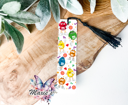 M & M Chocolate Graphic Design UVDTF Pen Wrap/Bookmark Decal