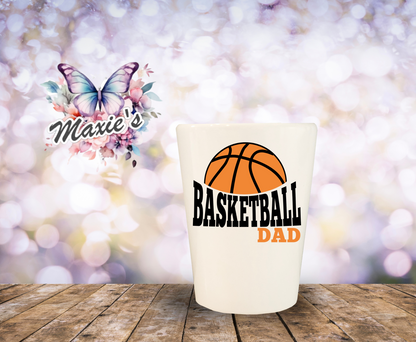 Basketball Dad UVDTF Shot Glass Decal