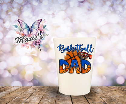 Basketball Dad Theme UVDTF Shot Glass Decal