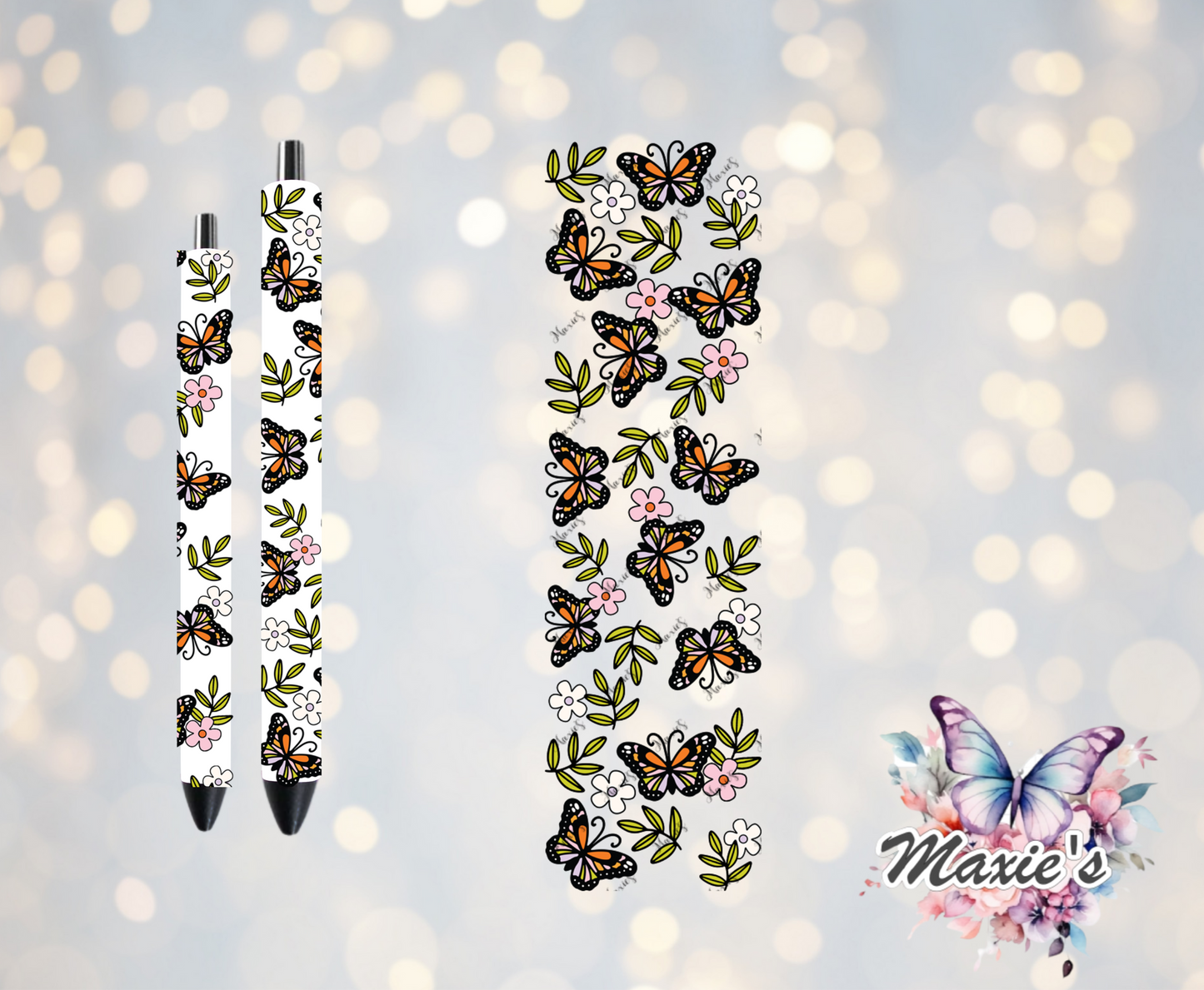 Butterflies 🦋  Theme UVDTF Pen Wrap/ Bookmark Decal