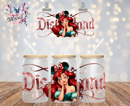 Princess Ariel Theme 16oz. UVDTF Cup Wrap