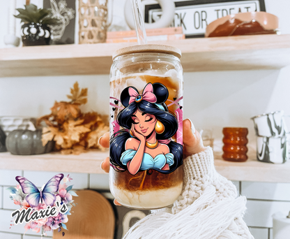 Princess Jasmine Theme 16oz. UVDTF Cup Wrap