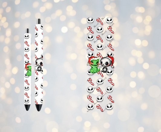 Baby Jack & Baby Oogie UVDTF Pen Wrap  / Bookmark Decal