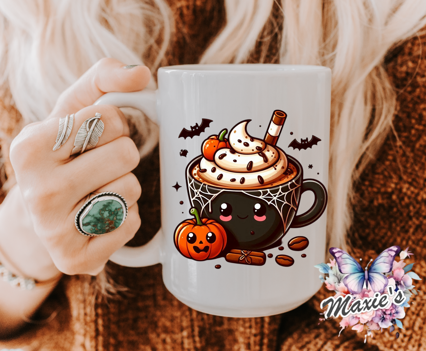 Pumpkin Spice 🎃 Latte Graphic Design Sublimation Decal Print