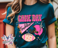 Pink Style Game Day - TouchDown Graphic Design DTF Transfer