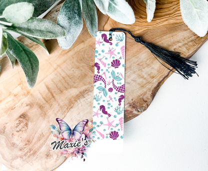 Mermaid & Sea UVDTF Pen Wrap/Bookmark Decal