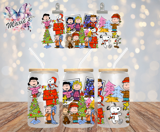 Charlie Brown Christmas Graphic Design 16oz. UVDTF Cup Wrap