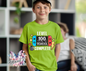 100 Days Of School Game Controler Graphic Design DTF Transfer Print