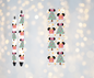 Holiday Mouse Tree Theme UVDTF Pen Wrap/ Bookmark Decal