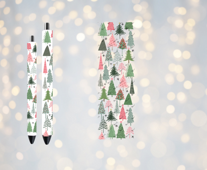 X'mas Tree Theme UVDTF Pen Wrap  / Bookmark Decal