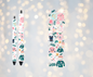 Winter Sweater Theme UVDTF Pen Wrap/ Bookmark Decal