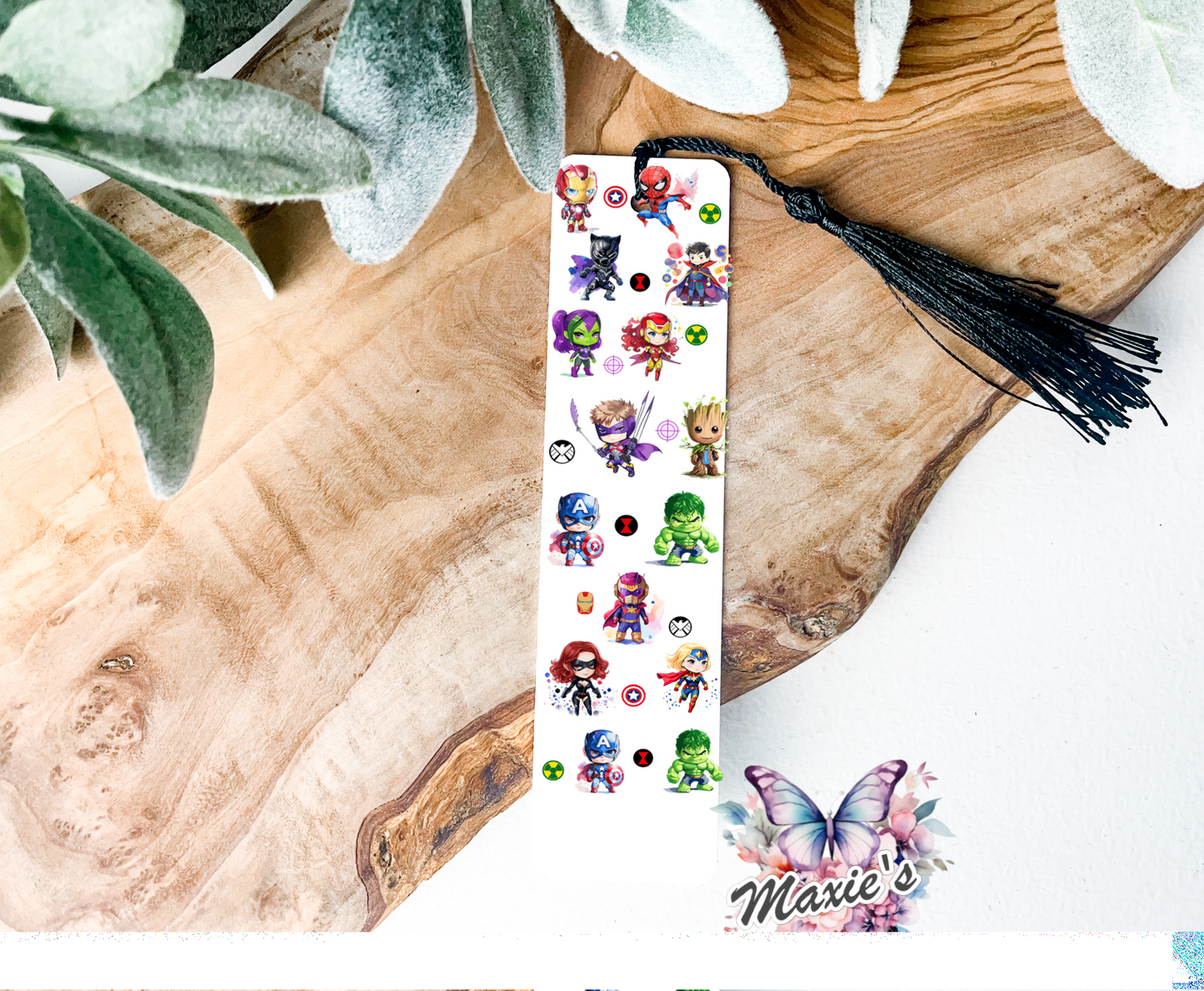 Super Hero Theme UVDTF Pen Wrap/Bookmark Decal