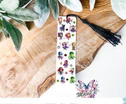 Super Hero Theme UVDTF Pen Wrap/Bookmark Decal