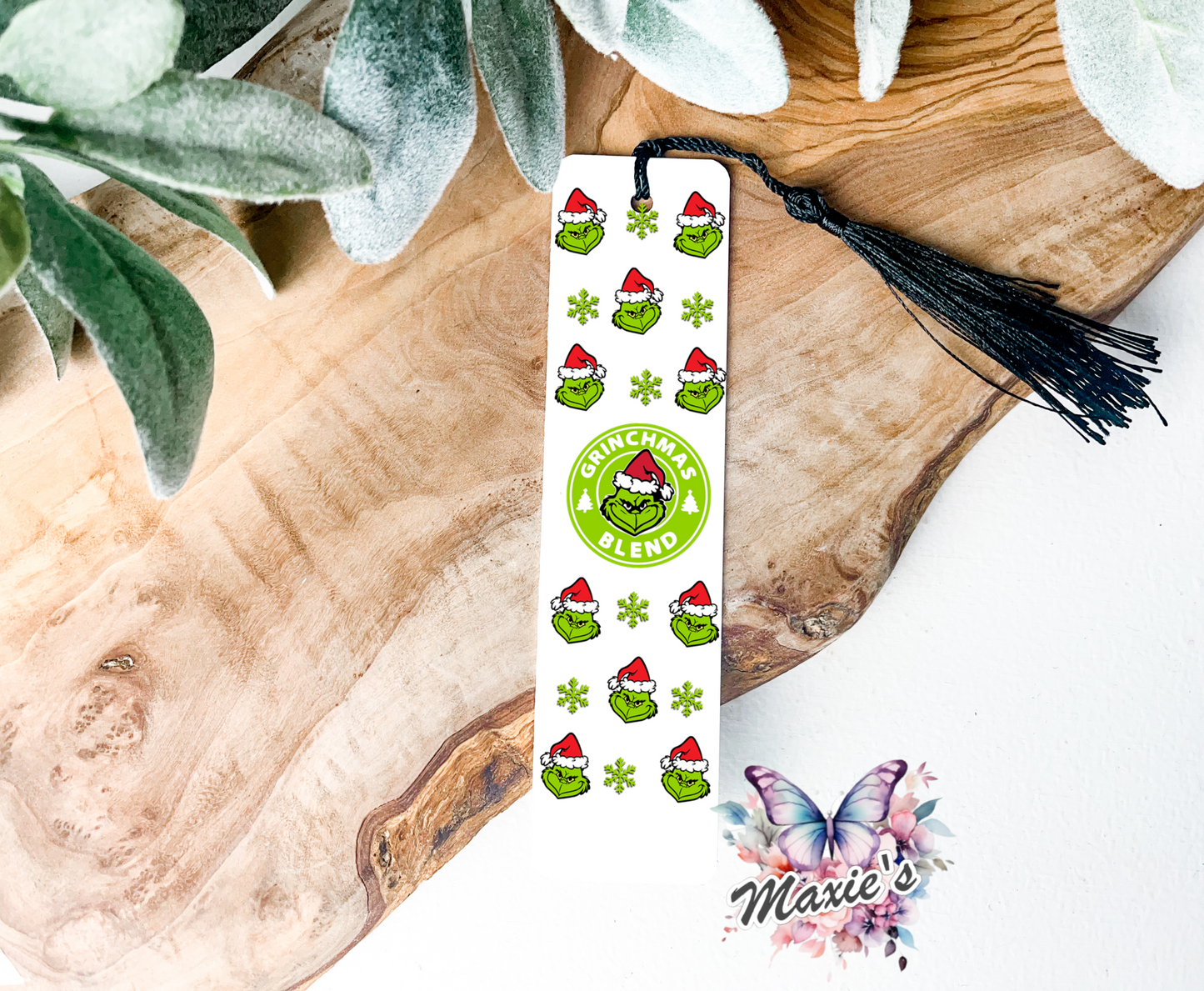 Classic Grinch Graphic Design UVDTF Pen Wrap/Bookmark Decal