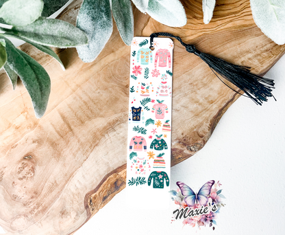 Winter Sweater Theme UVDTF Pen Wrap/ Bookmark Decal