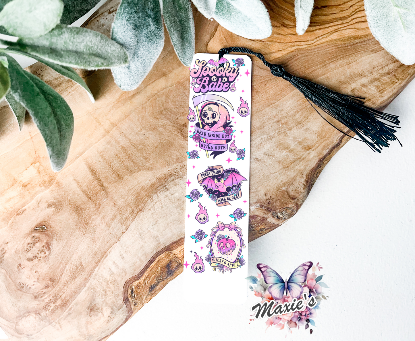 Spooky Babe Graphic Design UVDTF Pen Wrap/ Bookmark Decal