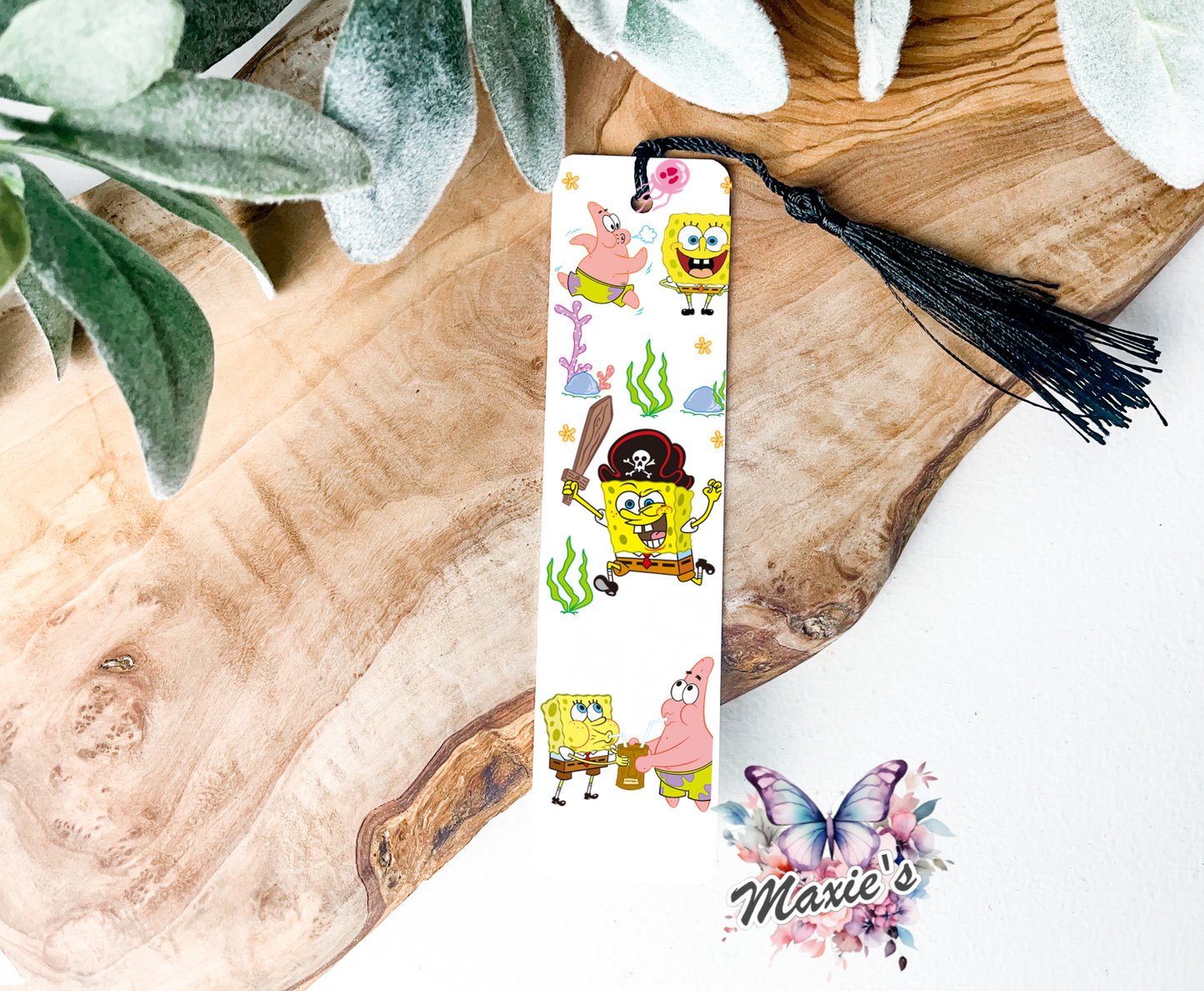 Sponge Bob Graphic Design UVDTF Pen Wrap/Bookmark Decal