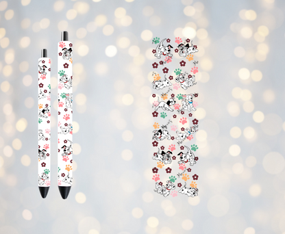 101 Dalmatian Theme UVDTF Pen Wrap/Bookmark Decal