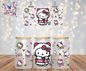 Winter Ice Kitty Graphic Design 16oz. UVDTF Cup Wrap