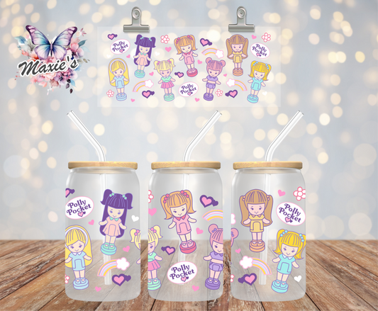 Fantasy Trinket Dolls Graphic Design 16oz. UVDTF Cup Wrap