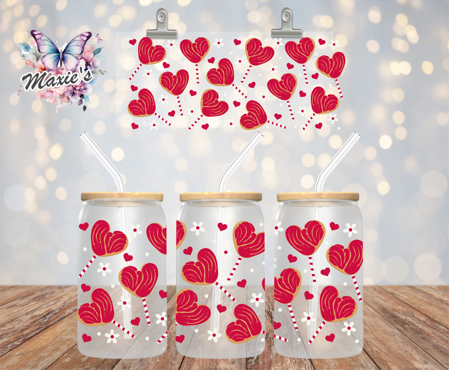 Sweetheart Concha Lollipop Theme 16oz. UVDTF Cup Wrap