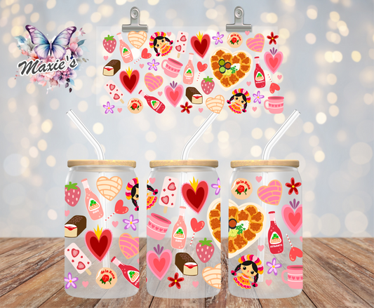 ✨️Double-Sided✨️ Deliciosos Bocadillos Theme 16oz. UVDTF Cup Wrap