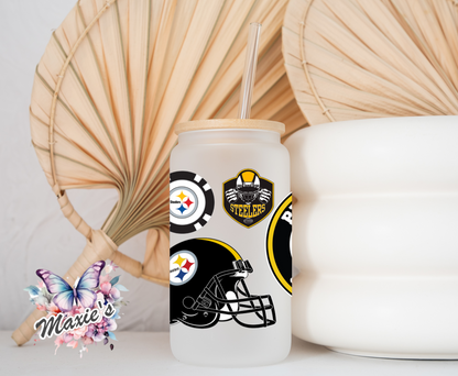 Pittsburgh Steelers/McBeam Graphic Design 16oz. UVDTF Cup Wrap