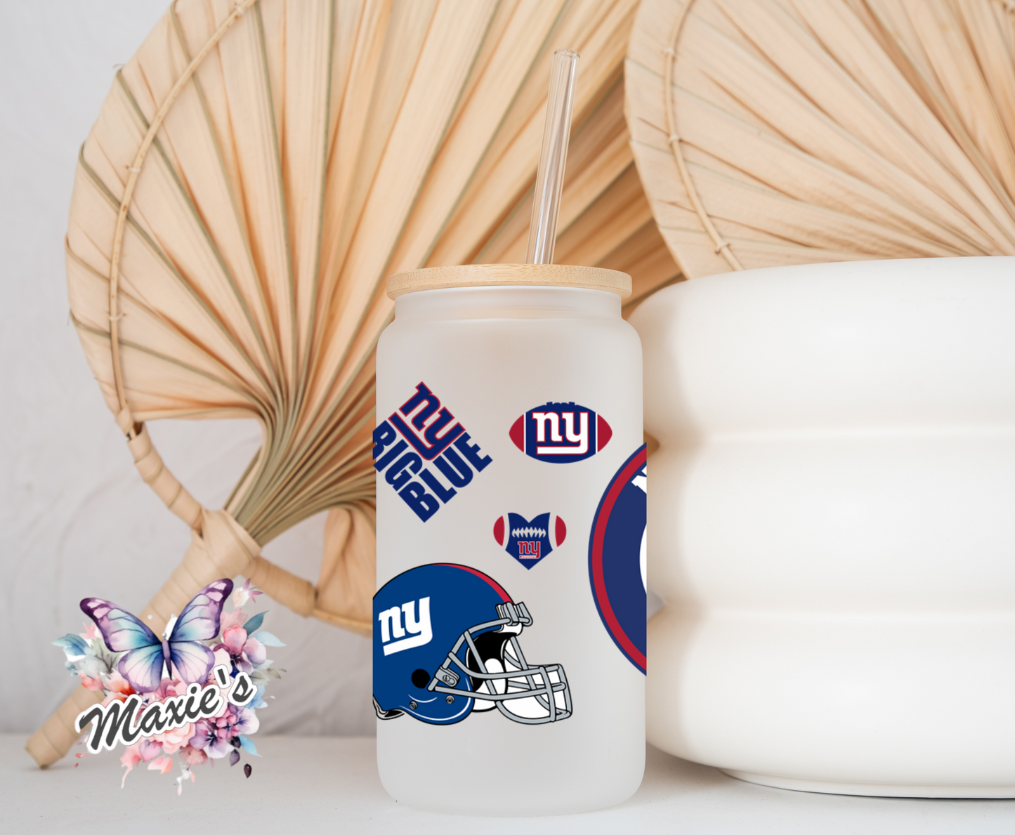 New York Giants/Big Blue Graphic Design 16oz. UVDTF Cup Wrap