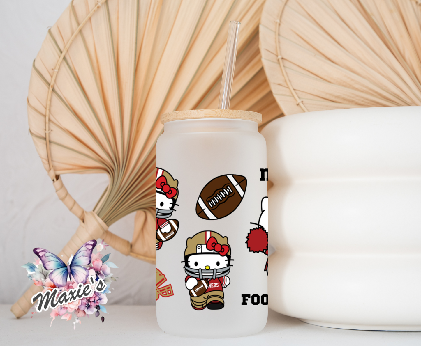 San Francisco 49ers/ Sourdough Sam Hello-Kitty Graphic Design 16oz. UVDTF Cup Wrap