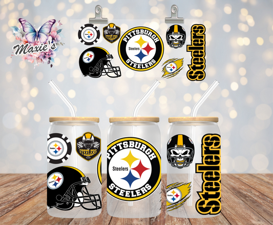 Pittsburgh Steelers/McBeam Graphic Design 16oz. UVDTF Cup Wrap