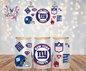 New York Giants/Big Blue Graphic Design 16oz. UVDTF Cup Wrap