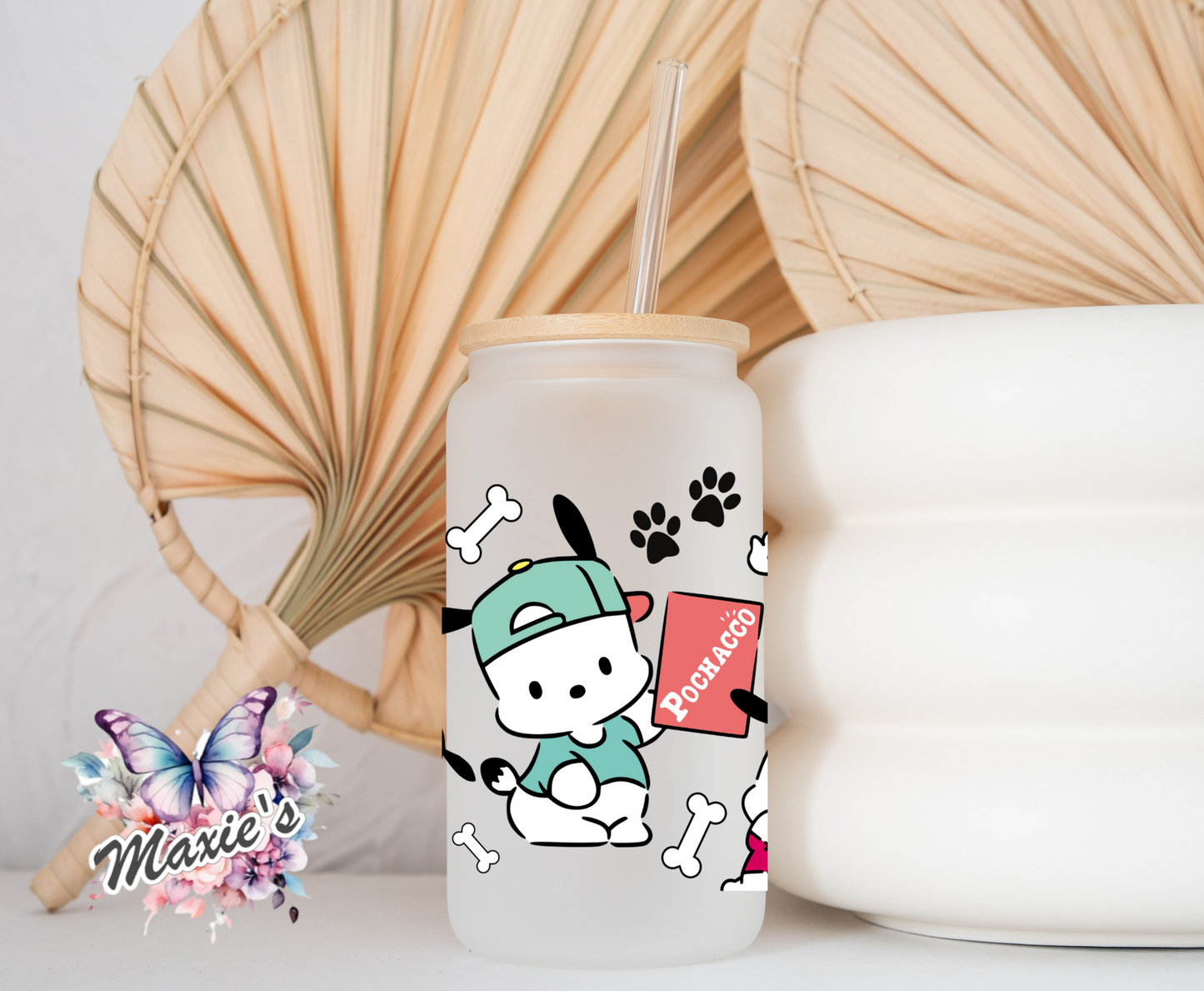 ✨️Double-Sided✨️ Poconos Puppy Graphic Design 16oz. UVDTF Cup Wrap