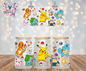 Pokémon Anime Graphic Design 16oz. UVDTF Cup Wrap